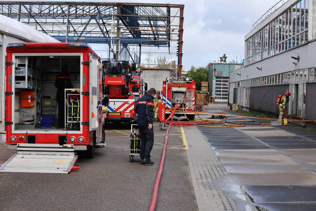 Gewonde bij brand in machine van fabriek