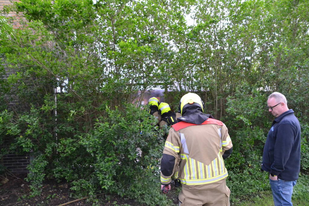 Elektrische fiets vat vlam in schuur