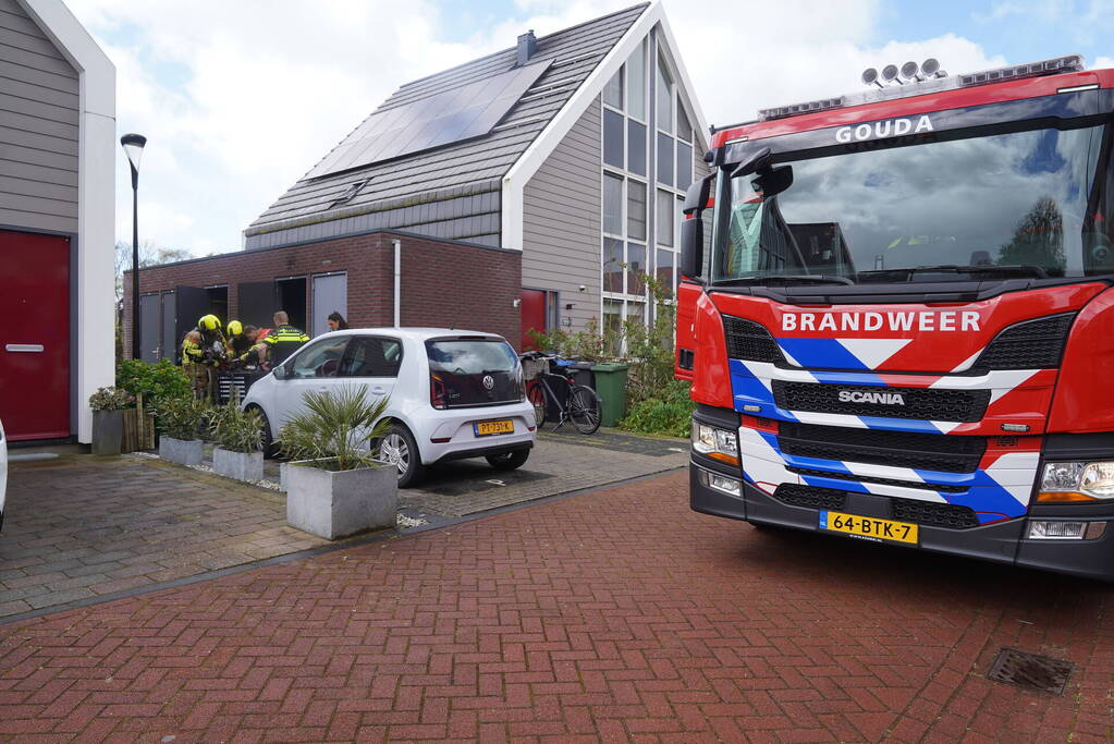 Brand in berging snel onder controle