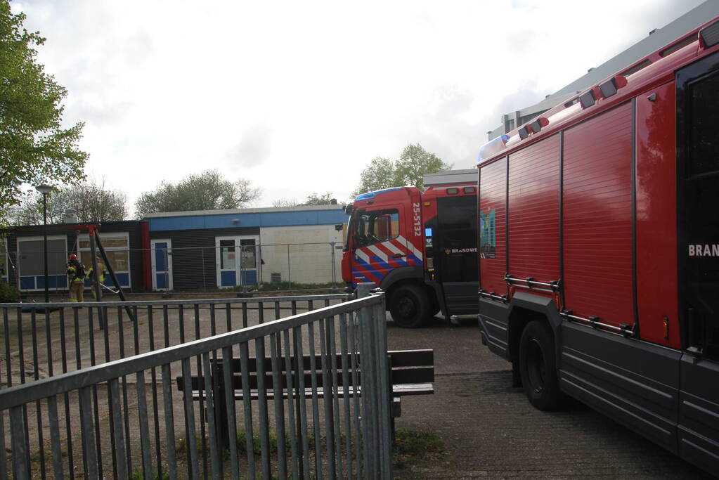 Inbraak en brandstichting in leegstaand schoolgebouw