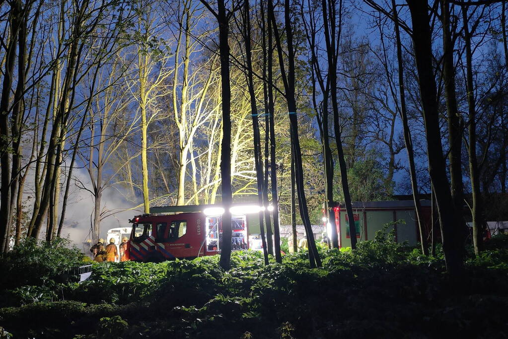 Schuur verwoest door brand