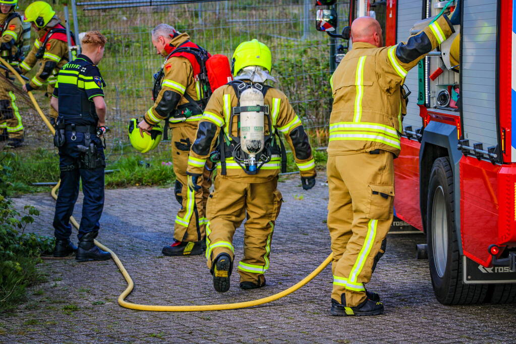 Brandstichting in leegstaand gebouw