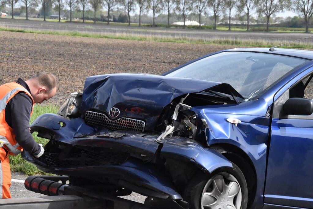 Flinke schade bij kop-staartbotsing
