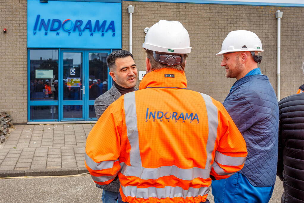 Personeel Indorama protesteert tegen aangekondigde sluiting