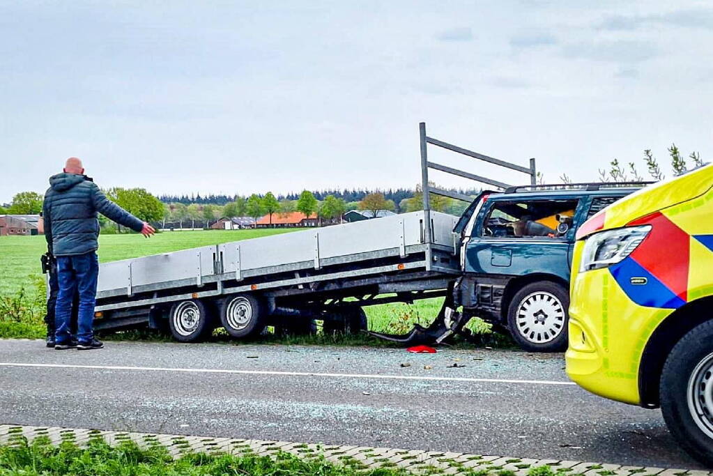 Traumateam ingezet bij eenzijdig ongeval