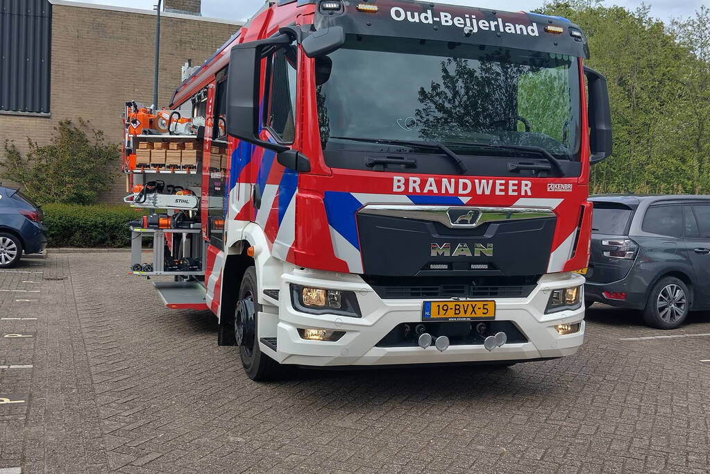 Veel hulpdiensten aanwezig na pan op het vuur