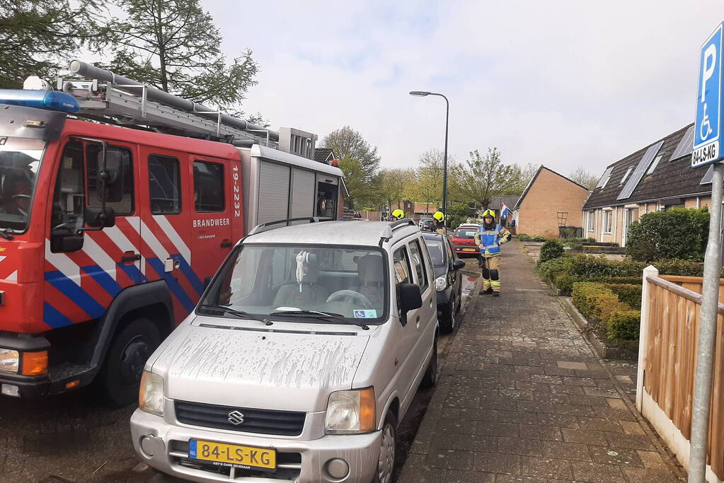 Brandweer ingezet voor keukenbrand