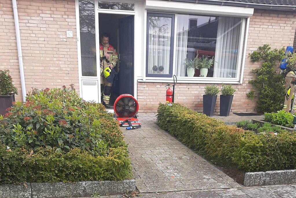Brandweer ingezet voor keukenbrand