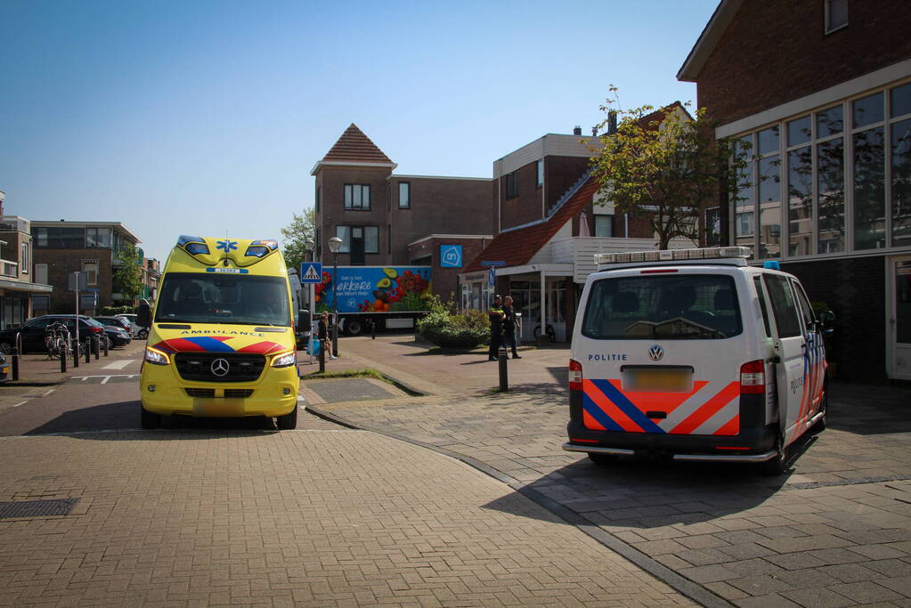 Fietser ten val na eenzijdig ongeval