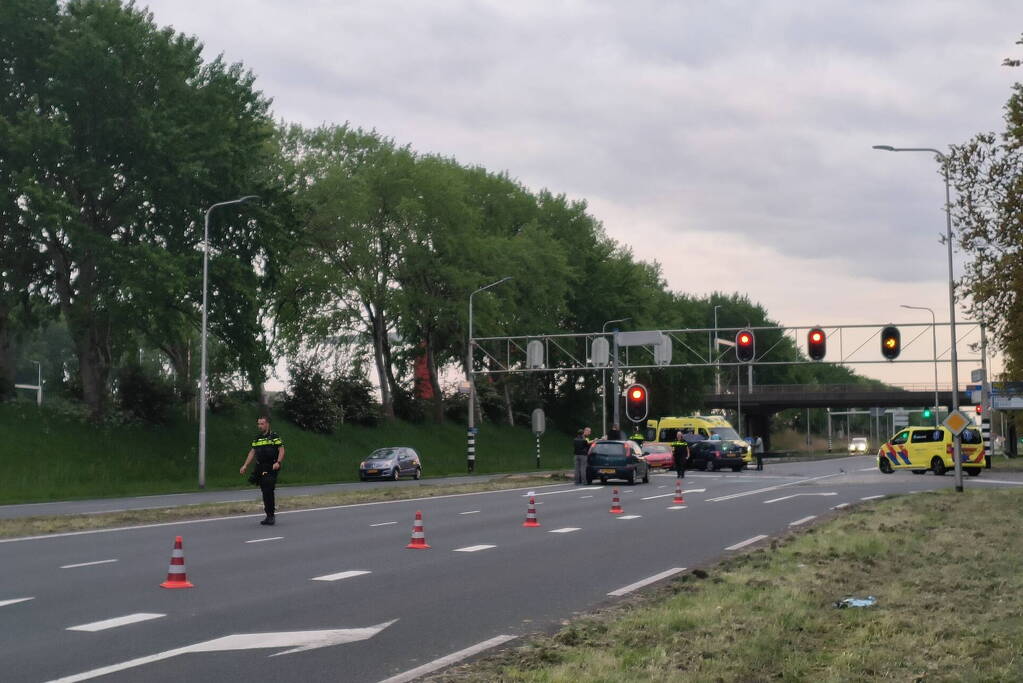 Gewonde bij ongeval op kruising