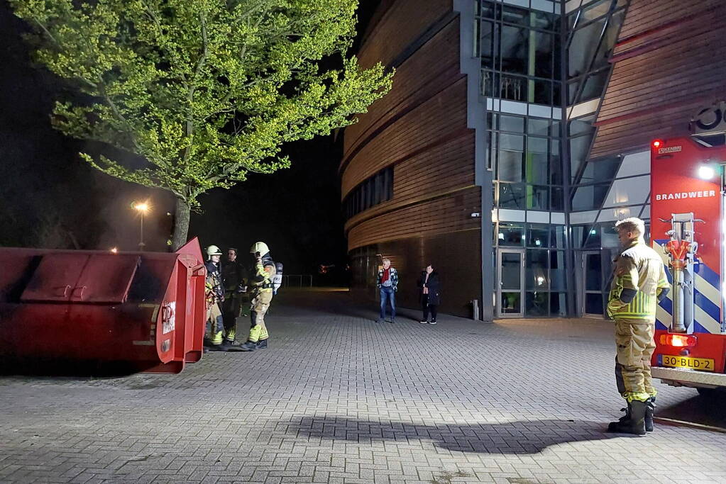 Wederom container in brand