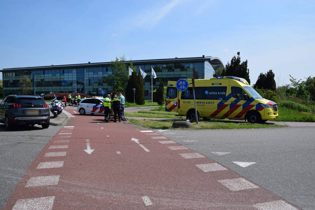 Fietser gewond bij ongeval op oversteekplaats