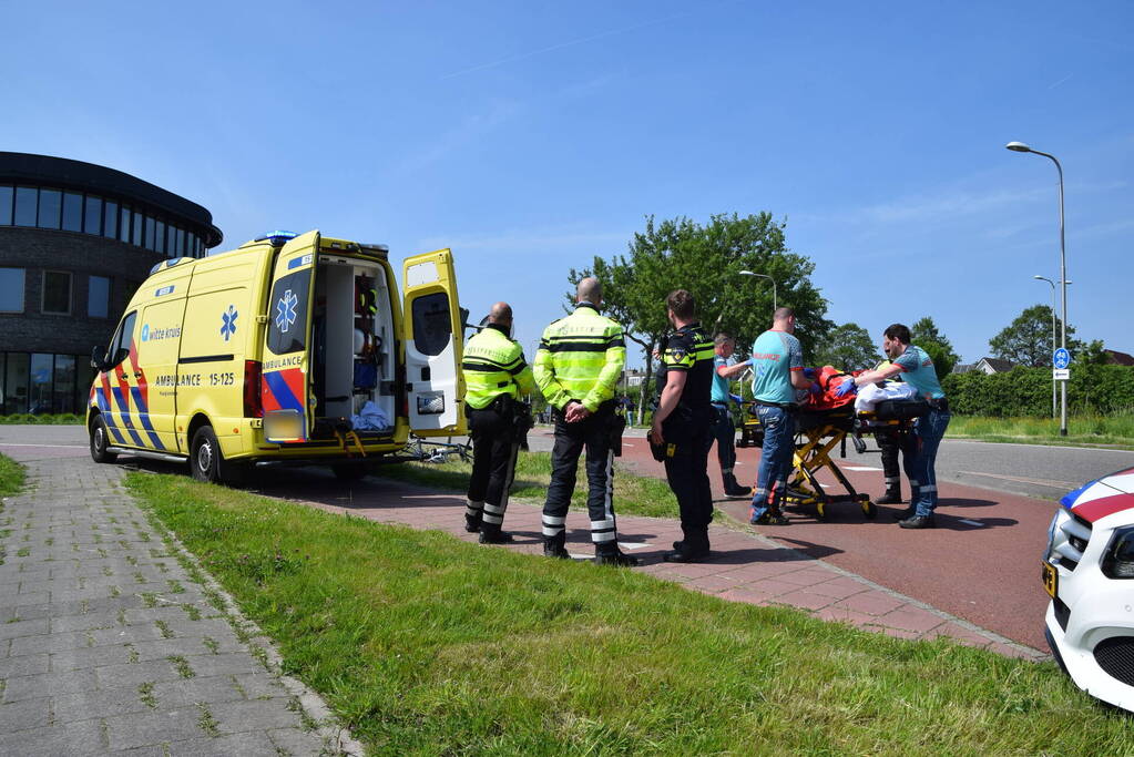 Fietser gewond bij ongeval op oversteekplaats