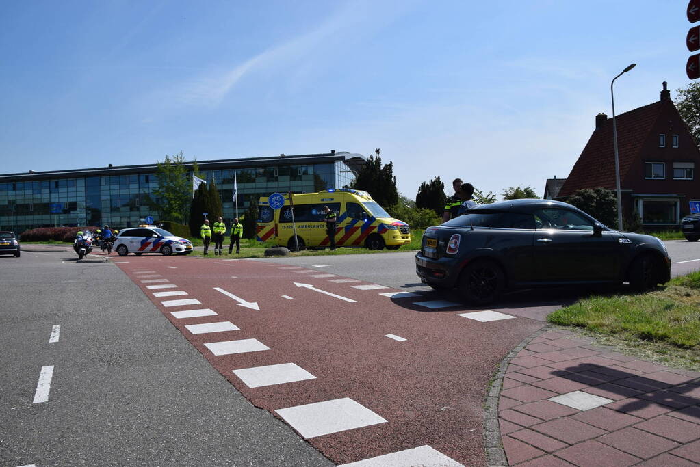 Fietser gewond bij ongeval op oversteekplaats