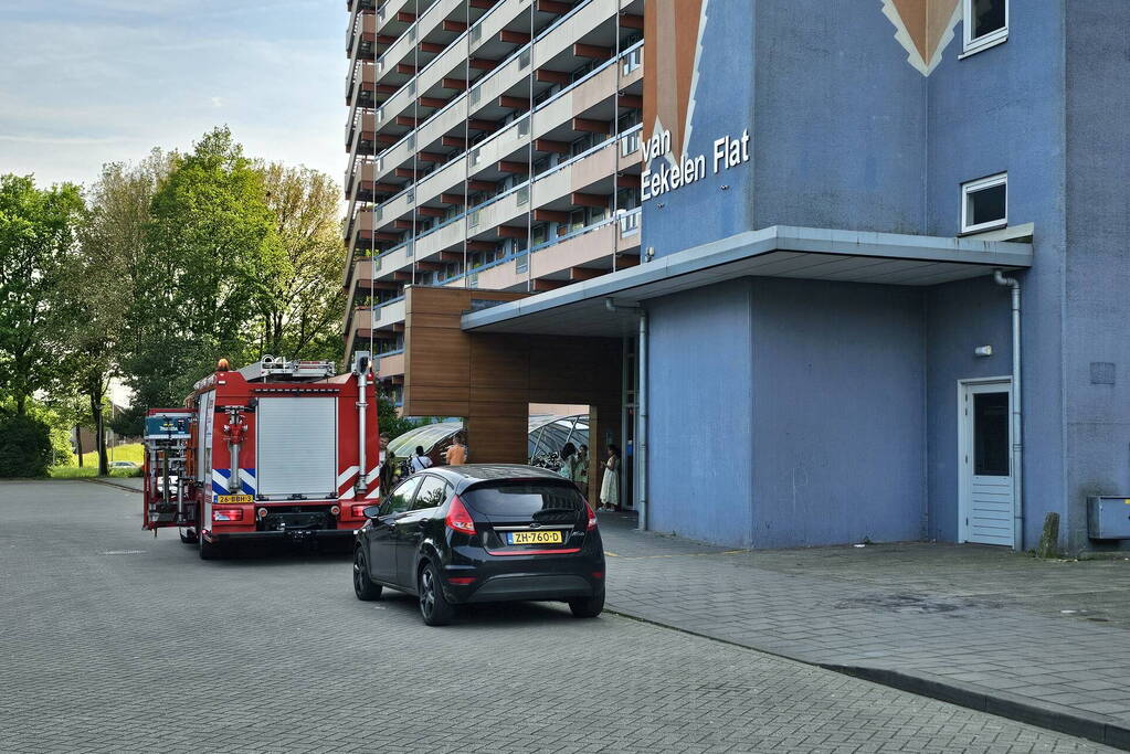 Gaslucht door dicht gevallen deur