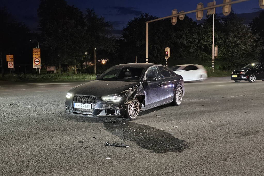 Motorrijder gewond bij aanrijding