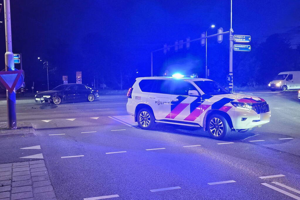 Motorrijder gewond bij aanrijding
