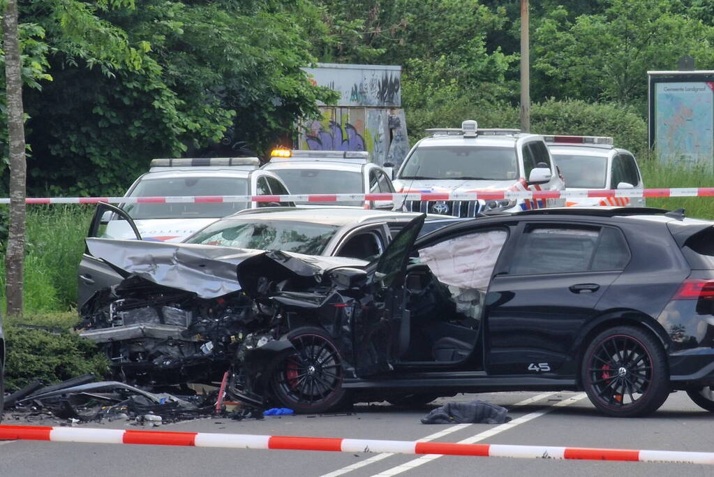 Ravage na frontale aanrijding