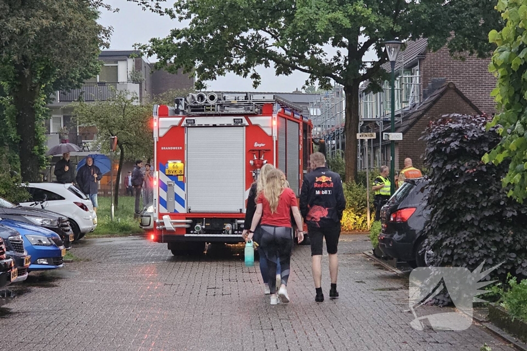 Persoon gewond bij woningbrand
