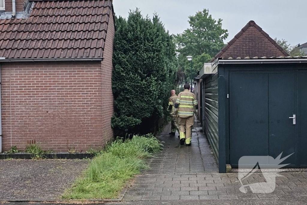 Persoon gewond bij woningbrand