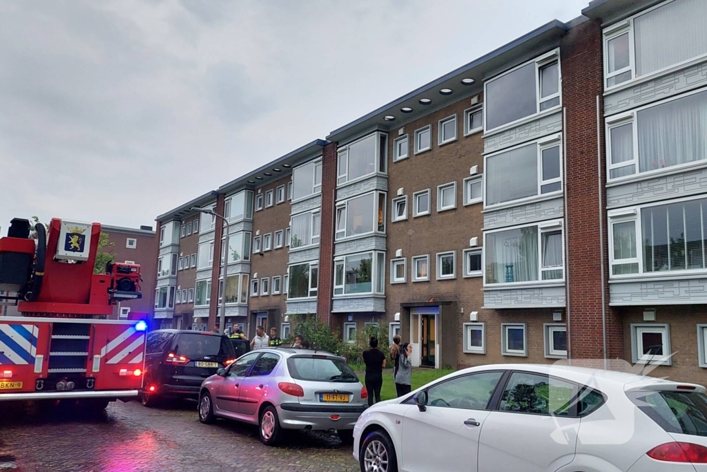 Flinke rookontwikkeling bij brand in flat