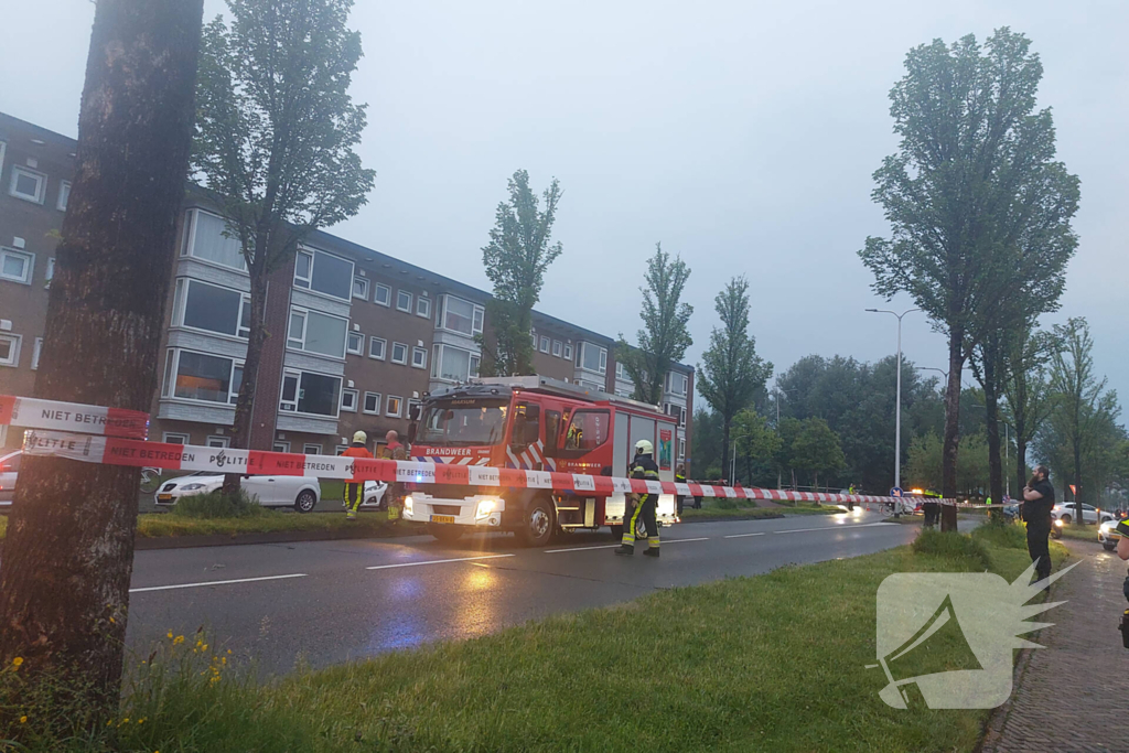 Flinke rookontwikkeling bij brand in flat