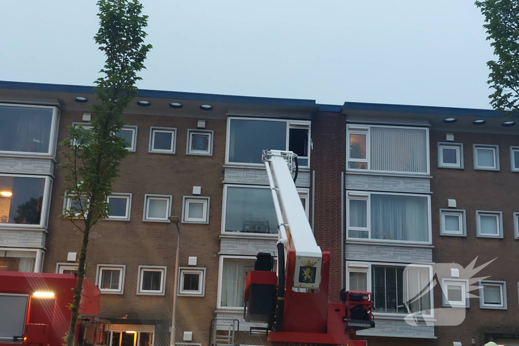 Flinke rookontwikkeling bij brand in flat