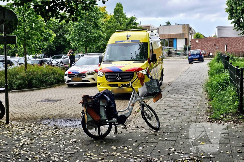 Postnl bezorger in botsing met fatbike