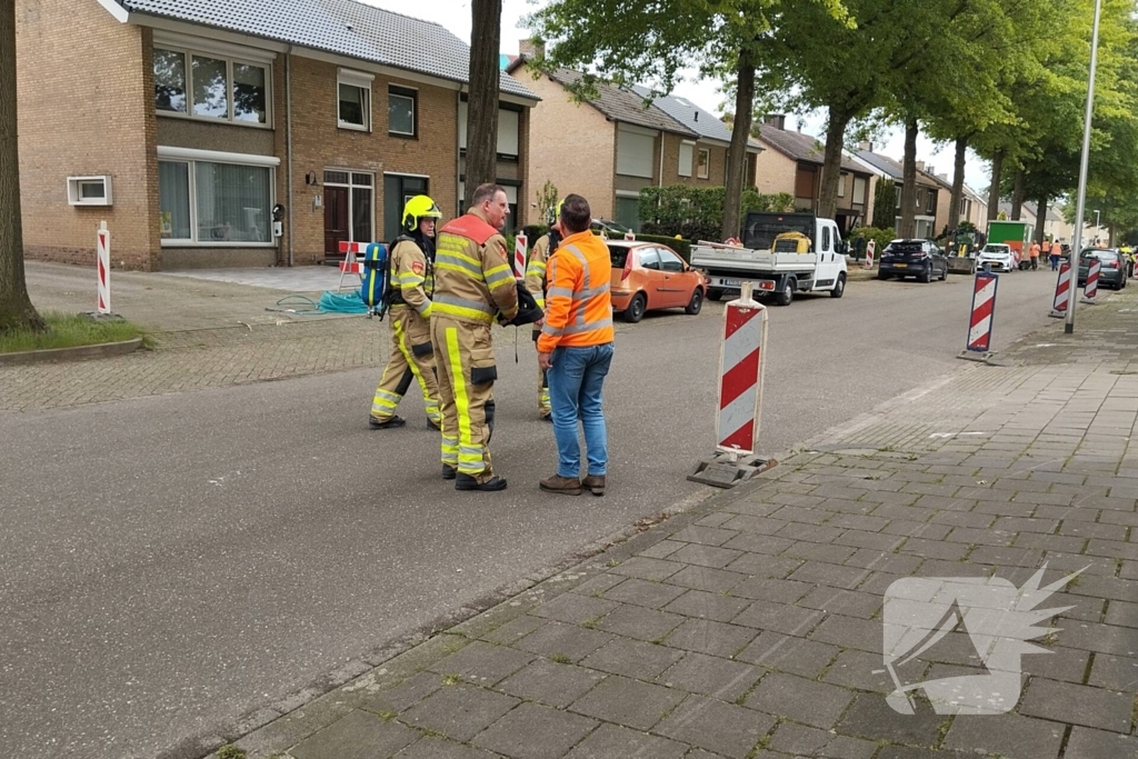 Gaslekkage na werkzaamheden glasvezel