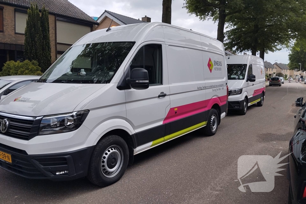 Gaslekkage na werkzaamheden glasvezel