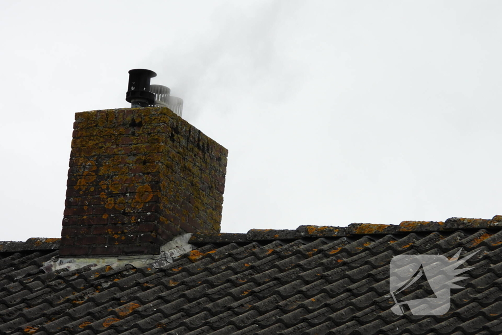 Brand op zolder snel onder controle