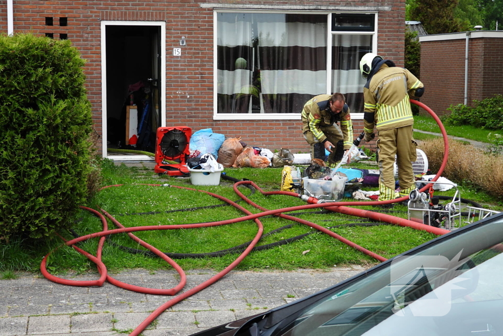 Brand op zolder snel onder controle