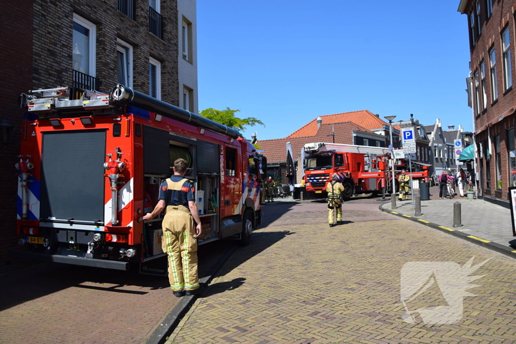 Brandweer aanwezig voor vogelnest