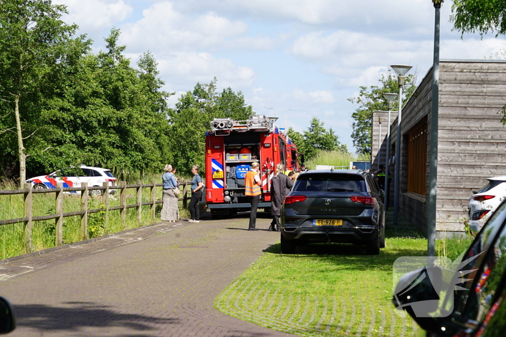 Brand in pand van crematorium
