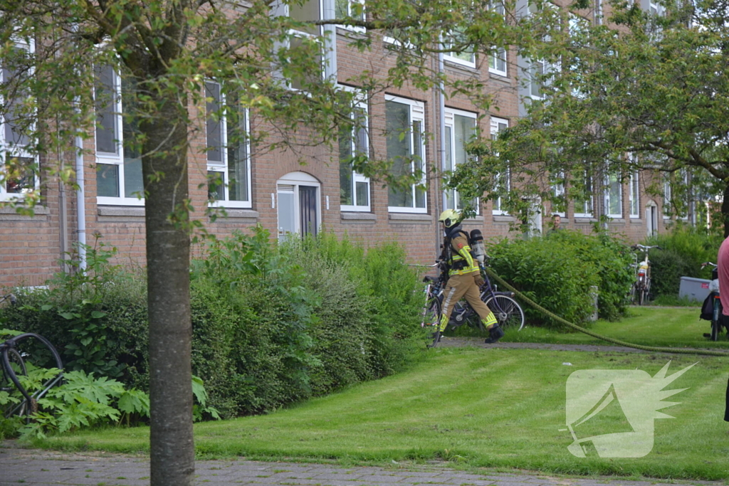 Brand in appartementcomplex