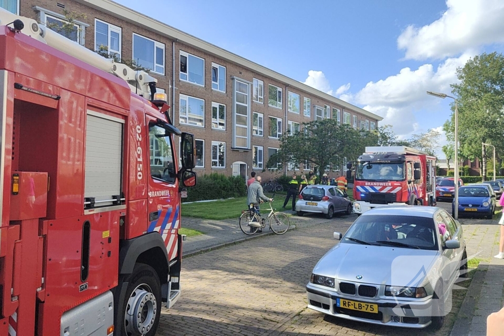 Brand in appartementcomplex