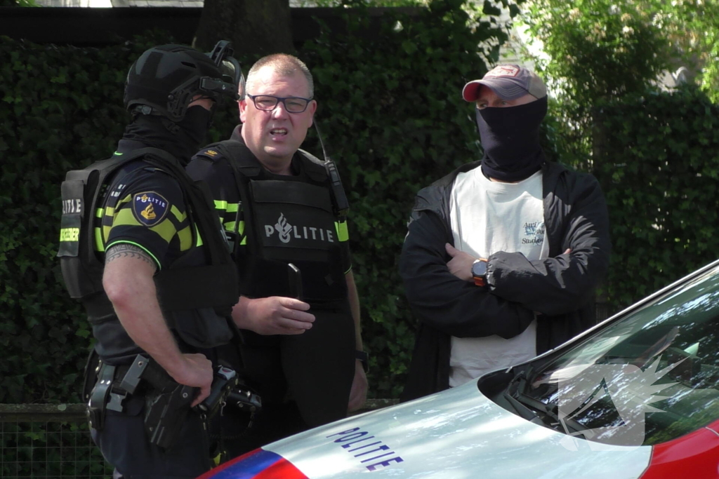 Massale politie-inzet voor verdachte situatie