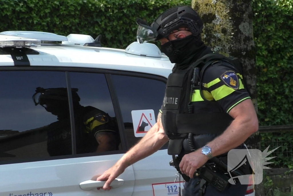 Massale politie-inzet voor verdachte situatie