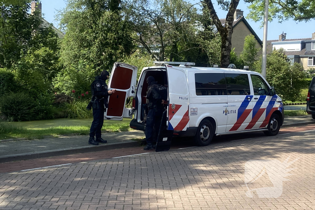 Massale politie-inzet voor verdachte situatie