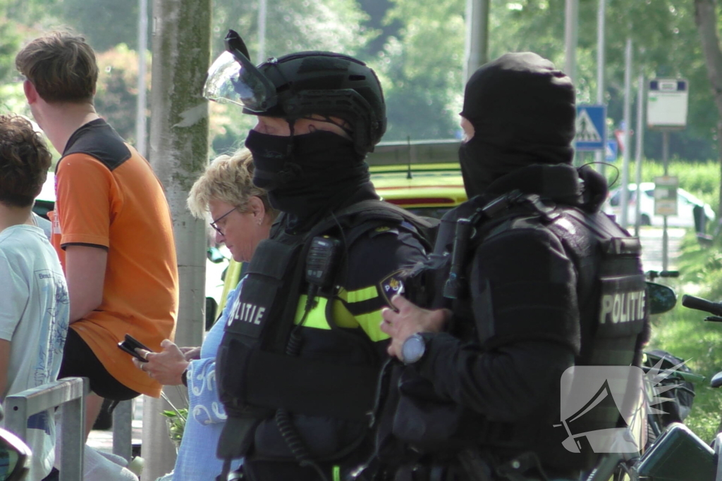 Massale politie-inzet voor verdachte situatie