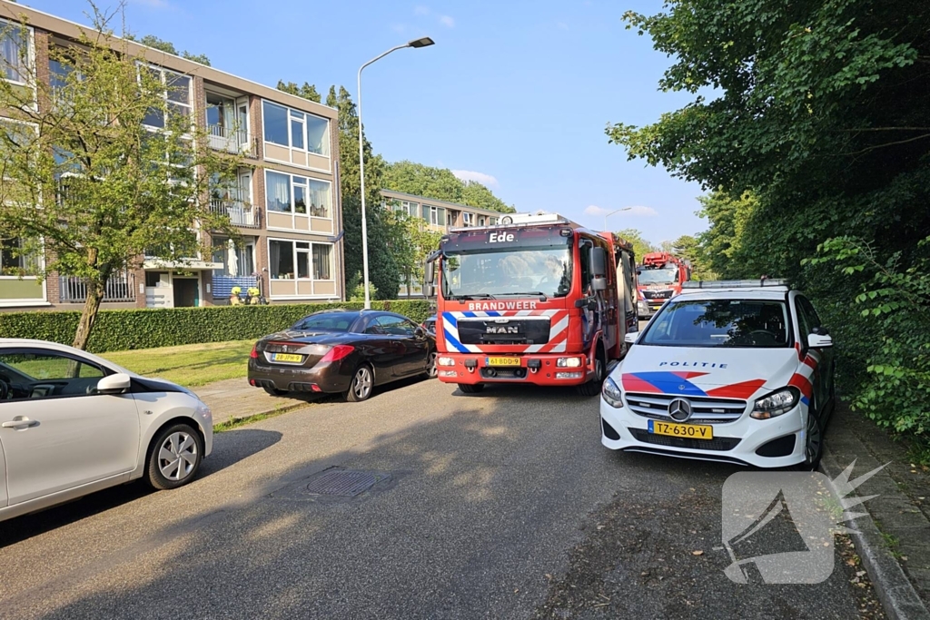 Flinke rookontwikkeling bij brand in flatwoning