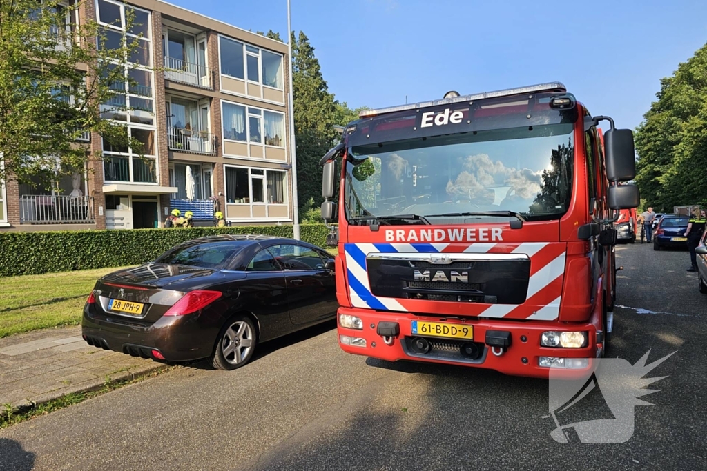 Flinke rookontwikkeling bij brand in flatwoning