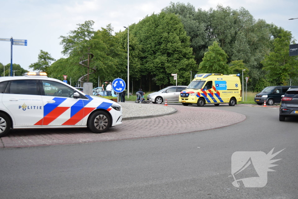 Fietser gewond bij aanrijding met auto