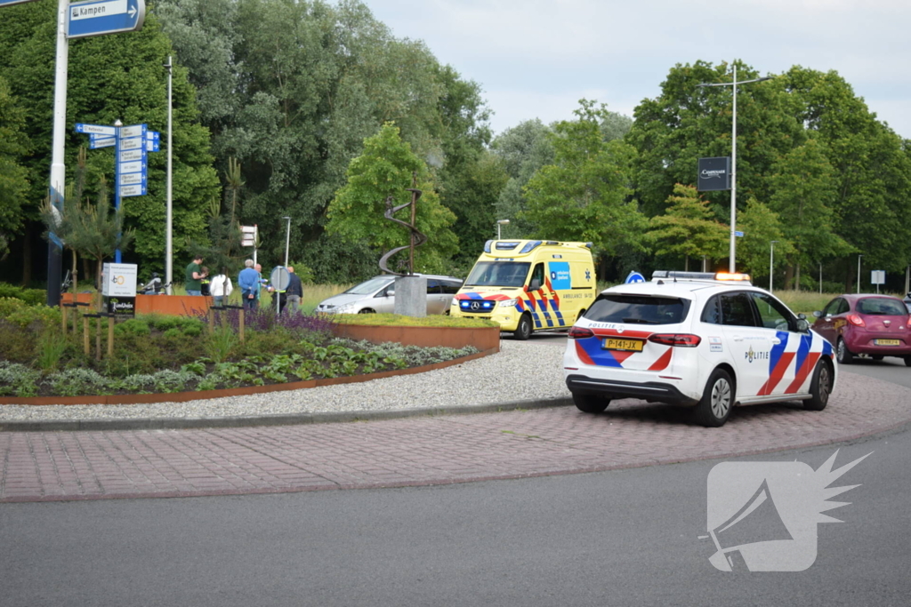 Fietser gewond bij aanrijding met auto