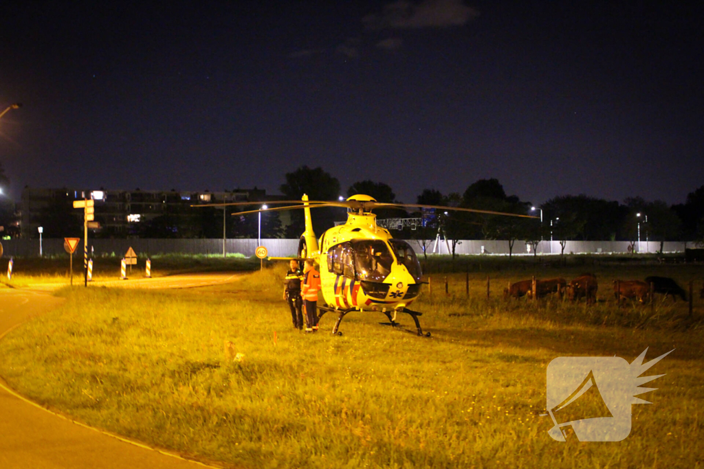 Traumateam assisteert bij medisch incident