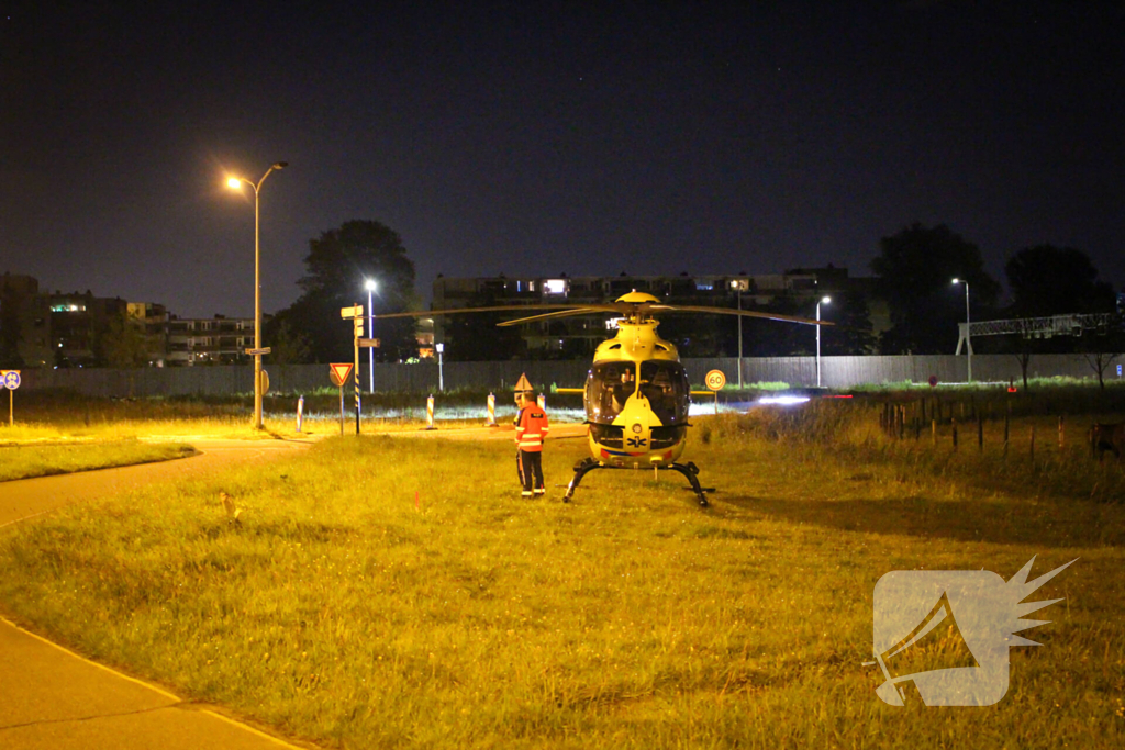 Traumateam assisteert bij medisch incident