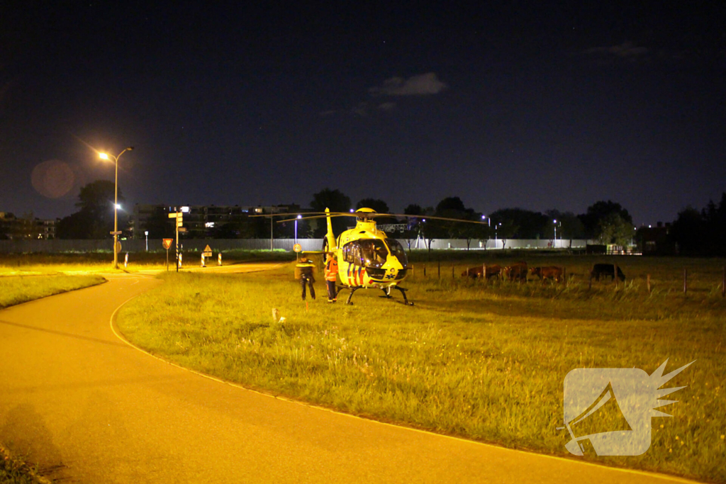 Traumateam assisteert bij medisch incident