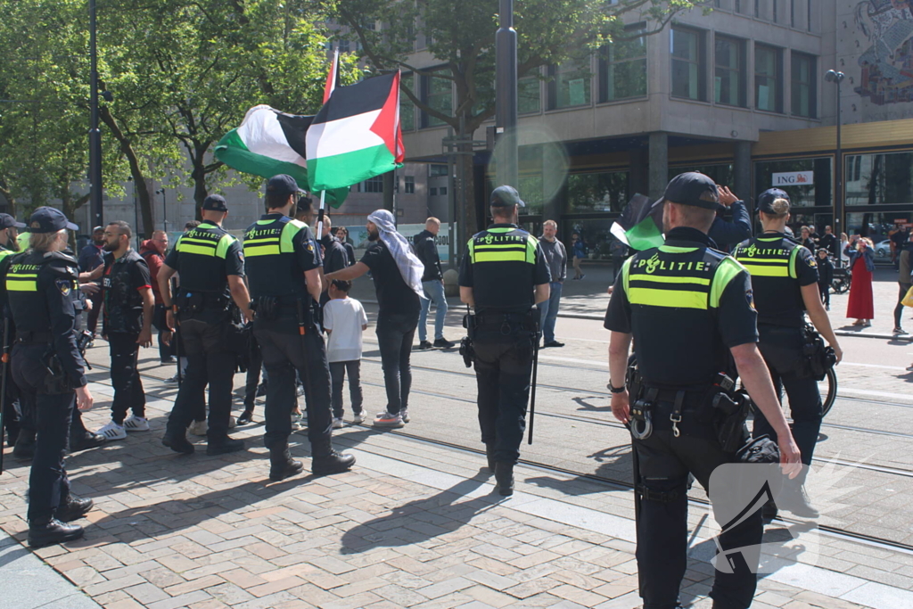 Politie grijpt in bij demonstraties