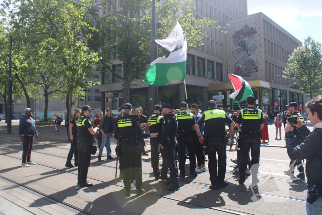 Politie grijpt in bij demonstraties