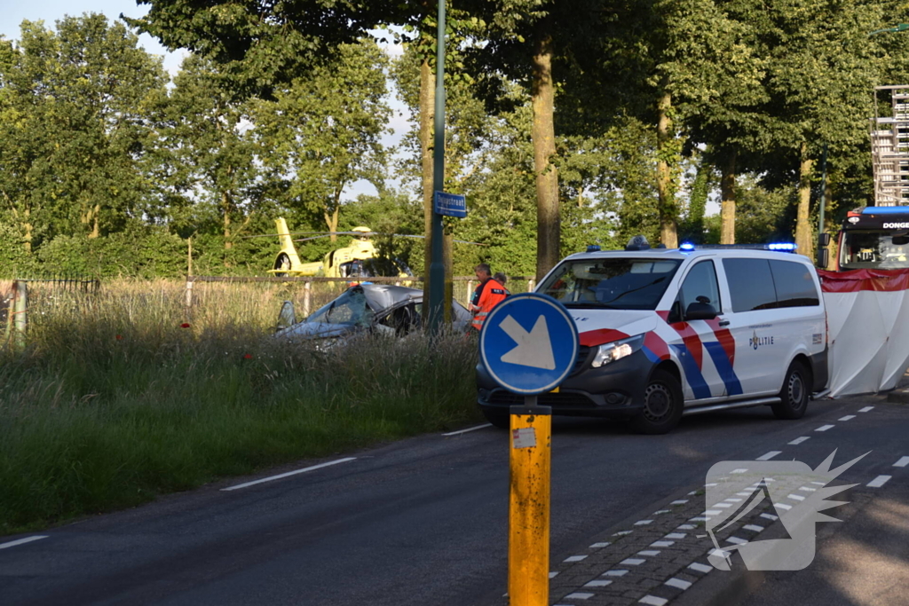 Automobilist botst tegen boom